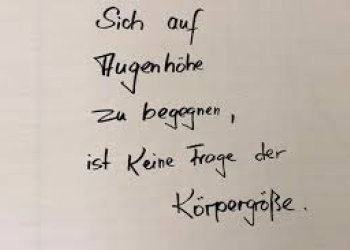 BEZIEHUNG AUF AUGENHÖHE